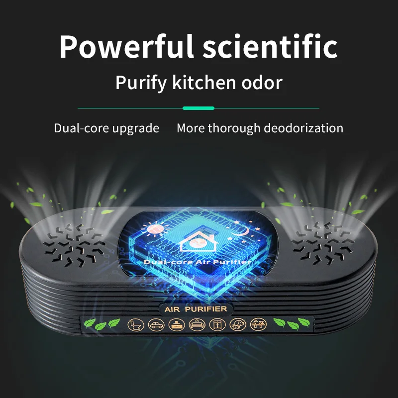 OEM ODM customized factory Portable wall mounted USB plug in Strong Odor Electronic Eliminator for bathroom, toilet, uniral