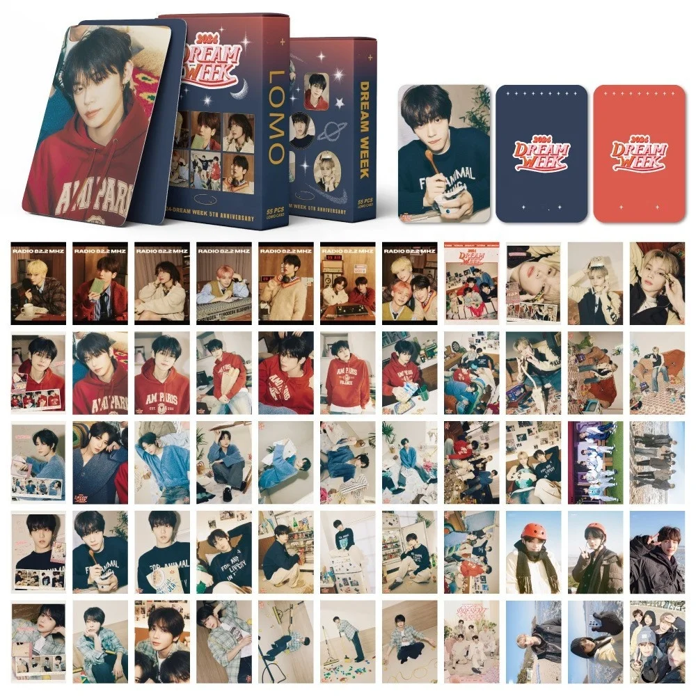 YUWEI 55/pcs ATEEZ Album cards JAPAN ALBUM LIMITLESS LOMO Double Sides Selfie Photocards Fans Gifts