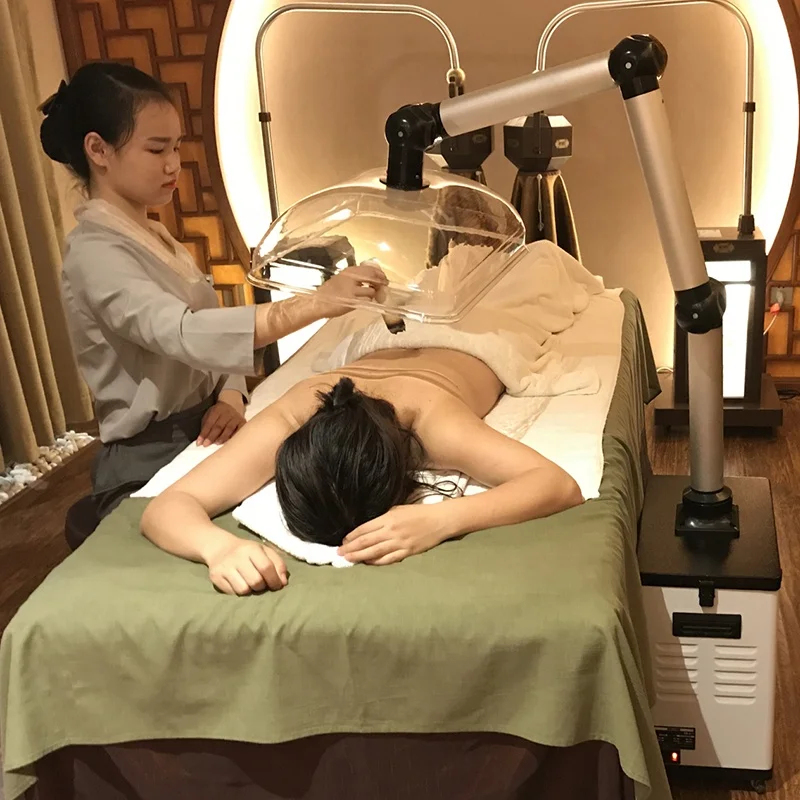 Fume extractor and dust extractor for beauty hair nail salon