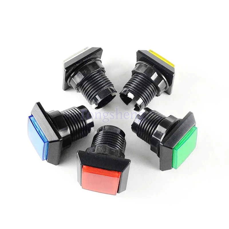 32 * 32 small square slanted edge with light button small square button self resetting game console accessory