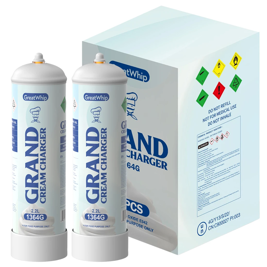 Greatwhip Dessert Tools Whip Cream Chargers Uk 2.2L Whipped Cream Charger