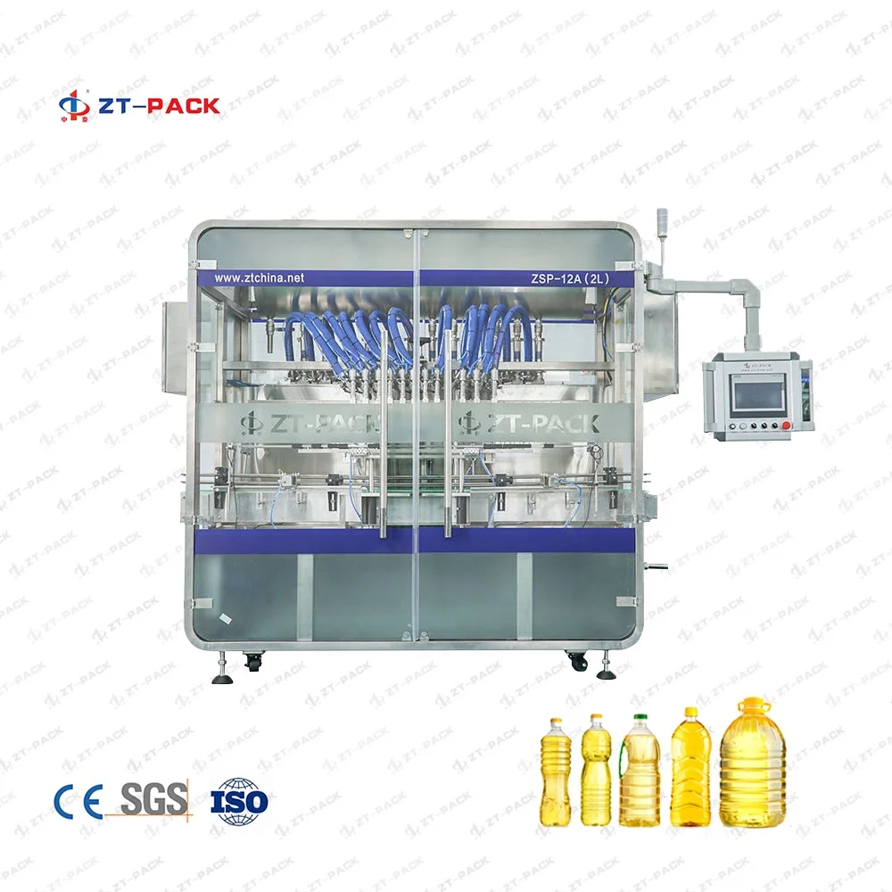 Full automatic chilli sauce edible olive oil bottling and filling machine