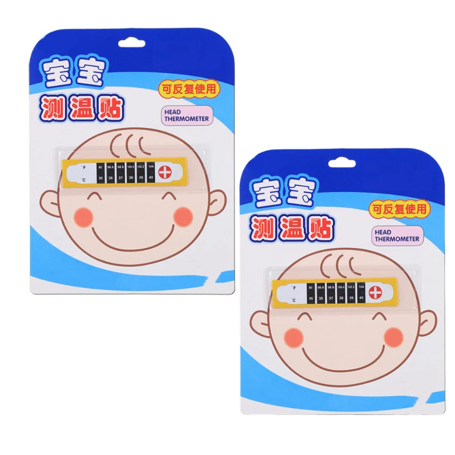 Fast Reading Disposable Forehead Stick-On Stickers Thermometer Strips for Accurate & Hygienic Baby Temperature Measurement