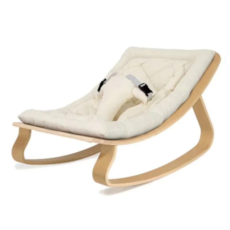 Customize Comfortable Wooden Rocking Chair For Baby