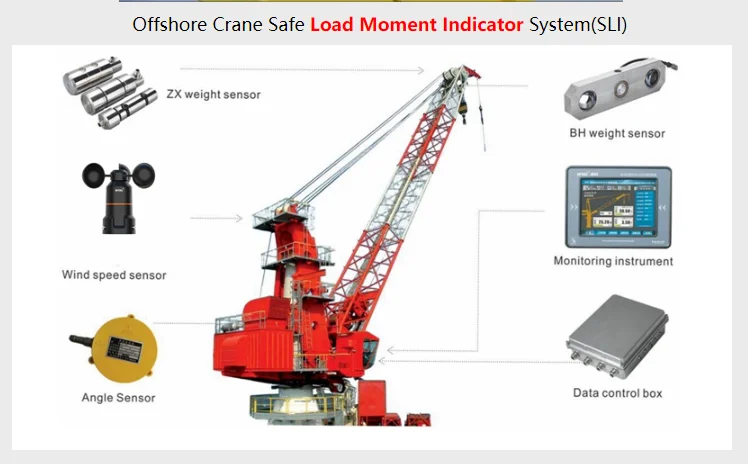LMI Installation on Offshore Pedestal Crane Construction Machinery Parts