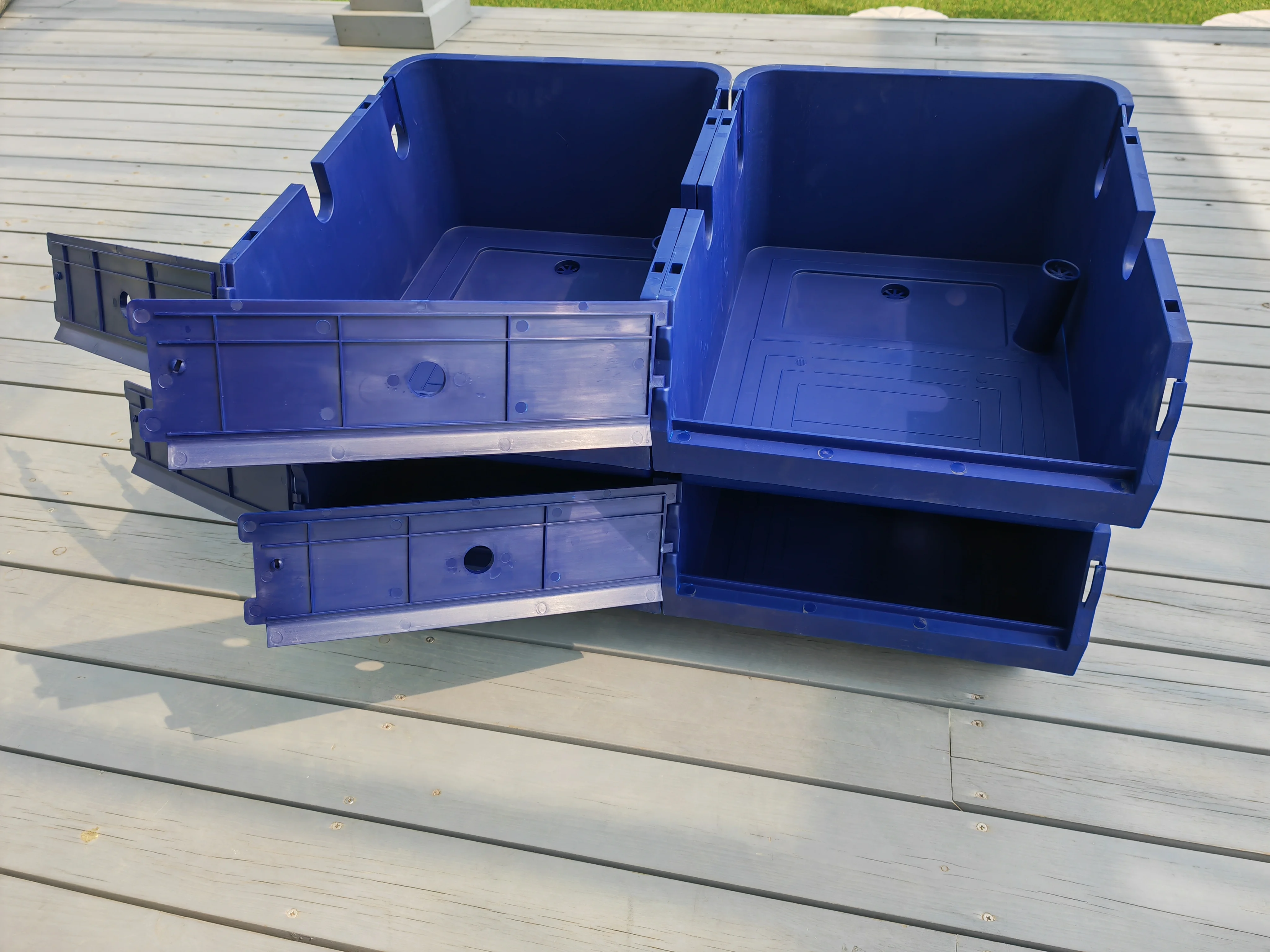 High Quality Aquaculture Traps Square Folding Crab Cage Fishing Cage Net Trap RAS system plastic crab farming boxes