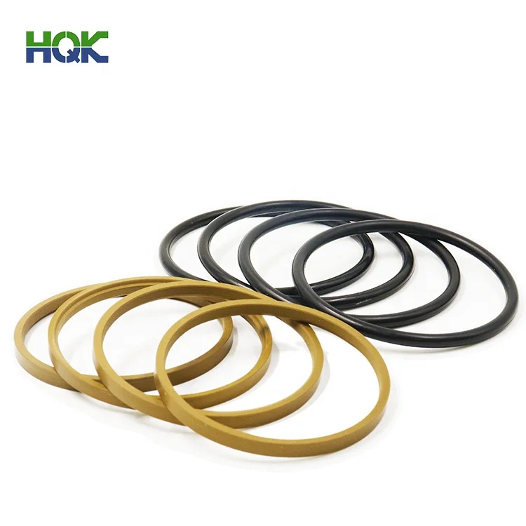 High Pressure Resistant PTFE + NBR / FKM Rod Step Oil Seal Ring for Hydraulic Cylinder