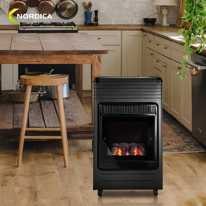 Portable Heater Gas Heater battery Ignition Small Gas Indoor Heater