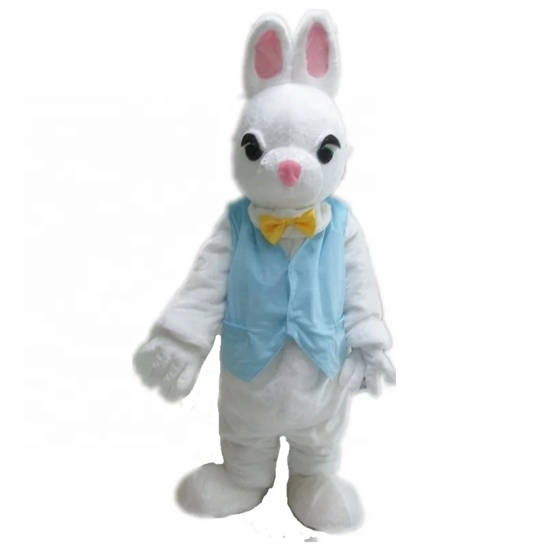 Smart Cartoon Adult Cosplay Party Look Custom Easter Rabbit Adult Mascot Costume for Sale