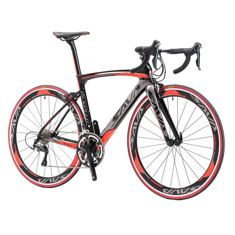  SAVA углеродное волокно Raod Bike 700c взрослый дорожный велосипед 44/47/50/52/54/56 см оптовая продажа с SORA R3000 18