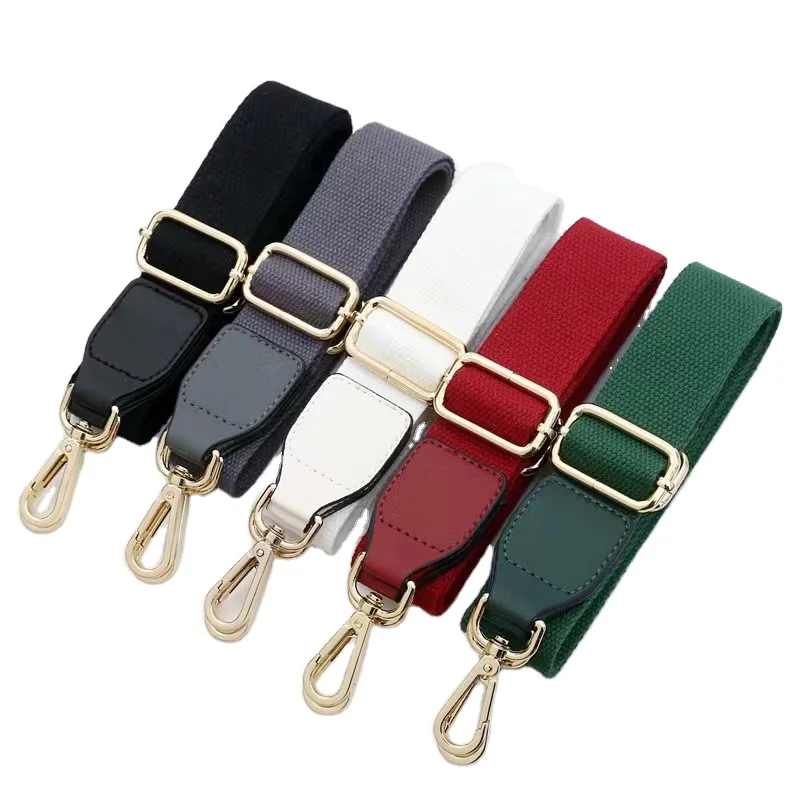 Bag straps for handbag high quality adjustable straps canvas shoulder cross body strap bag parts