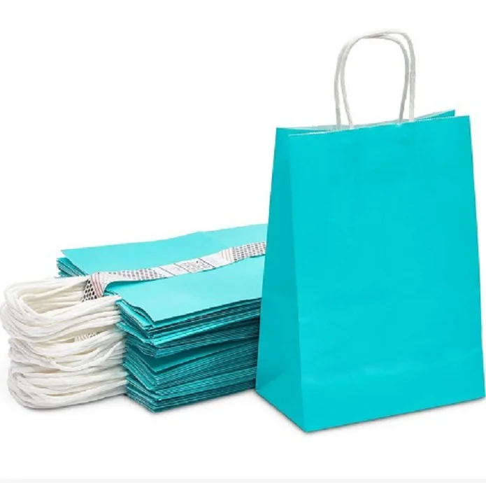 Machines making kraft paper bag wholesale kraft food packing bag with handle