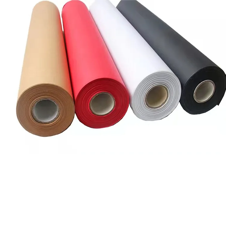 Packaging Kraft Paper Roll Brown Wrapping Paper 70Mm 80Gsm 90Gsm Printed Natural Kraft Paper Roll