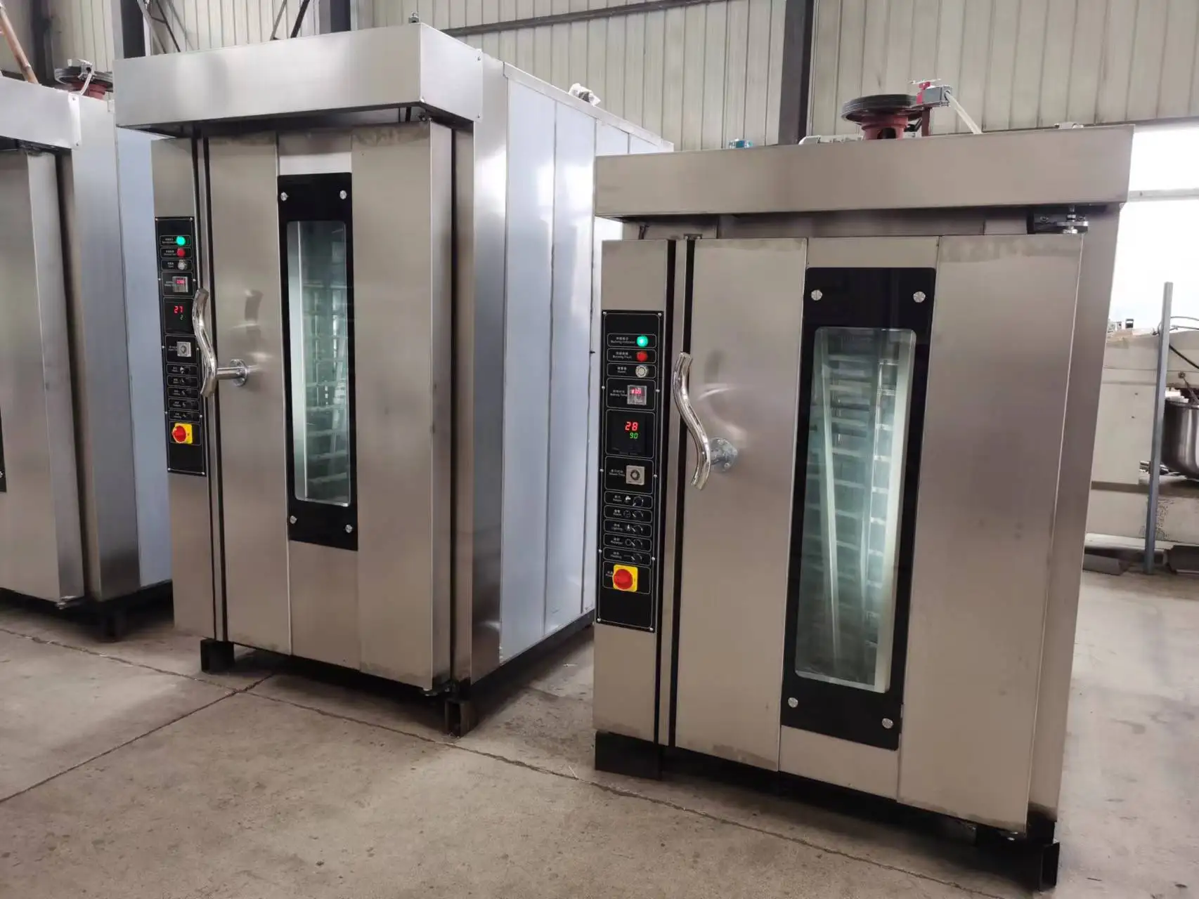 supply golden supplier china wholesale gas promotional oem low price 32-tray rotary sesame roast oven