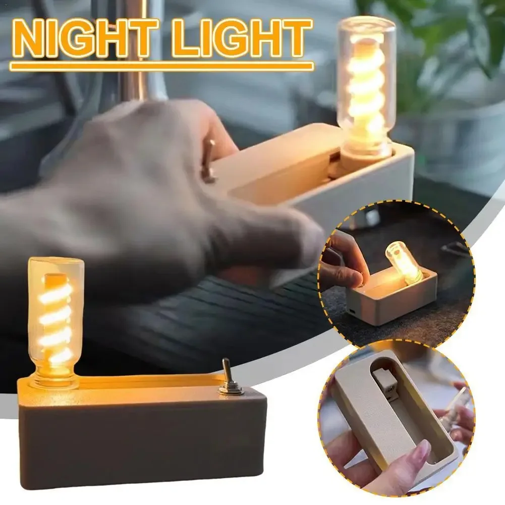 USB Creative Flip Nightlight Home Desktop Decoration For Children To Accompany Friends And Family The Most Warm Gift