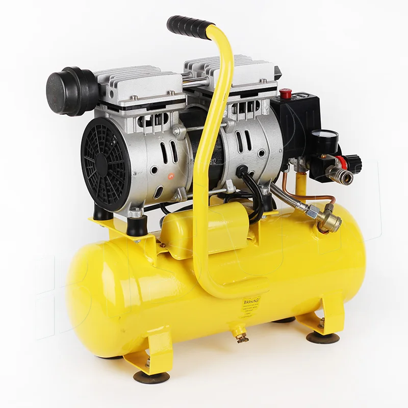 Bison China 230V 50Hz Portable Oil Free Silent Air Compressor 9L
