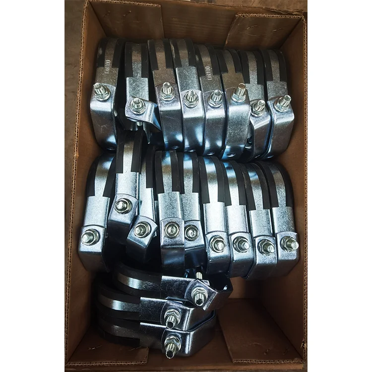 Quick Locking Pipe Clamps Spring Clip U Shape Galvanizing Seismic Support Pipes Standard