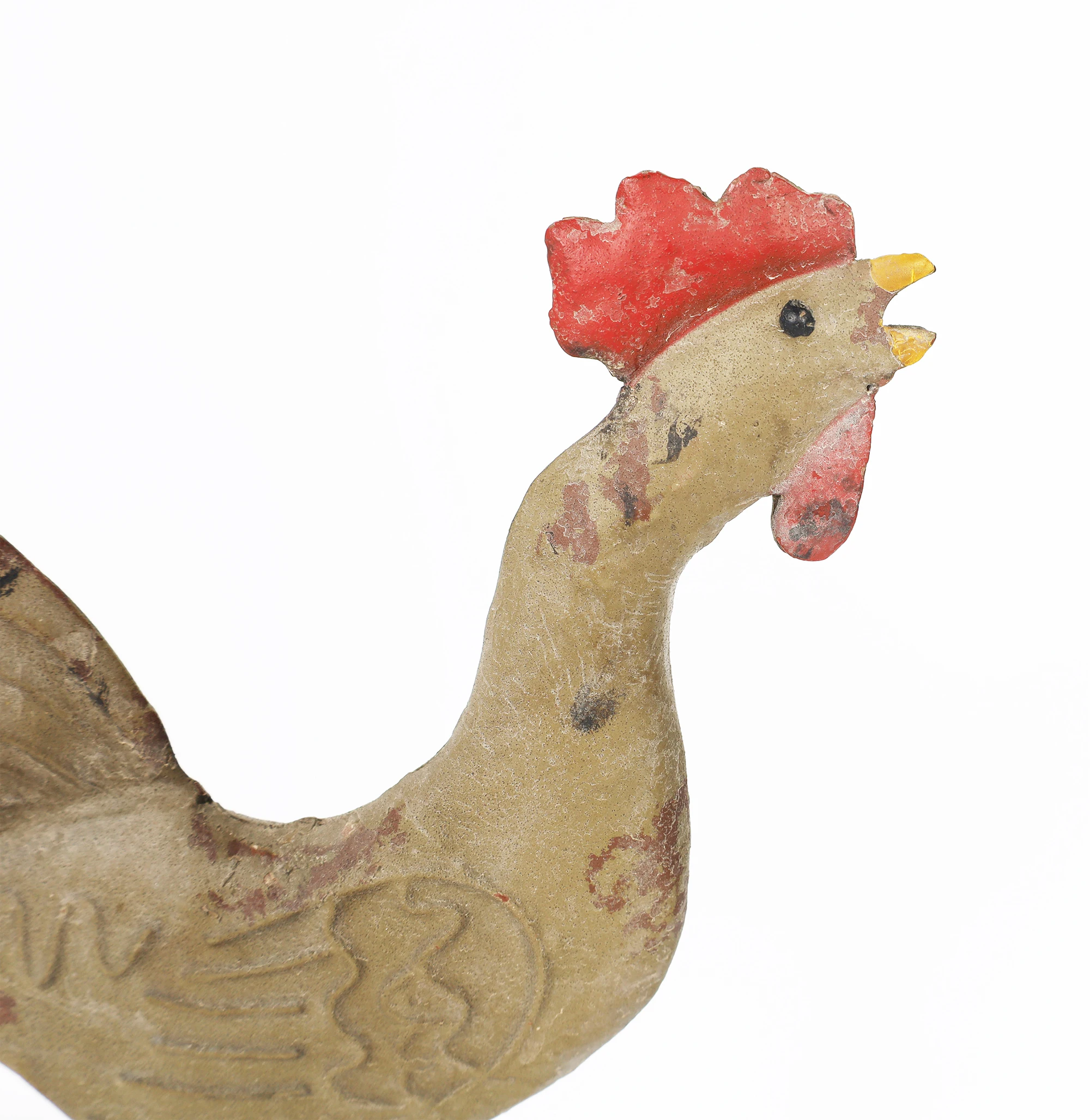 Custom Metal Iron Home Decor Chicken Statues Stand Handmade Farmhouse Style Art Sculpture for Garden Patio Lawn Home Decorations