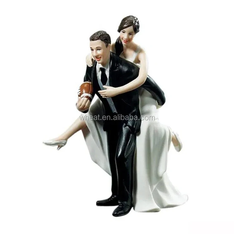 China Factory High Quality Wedding Sitting Cake Topper
