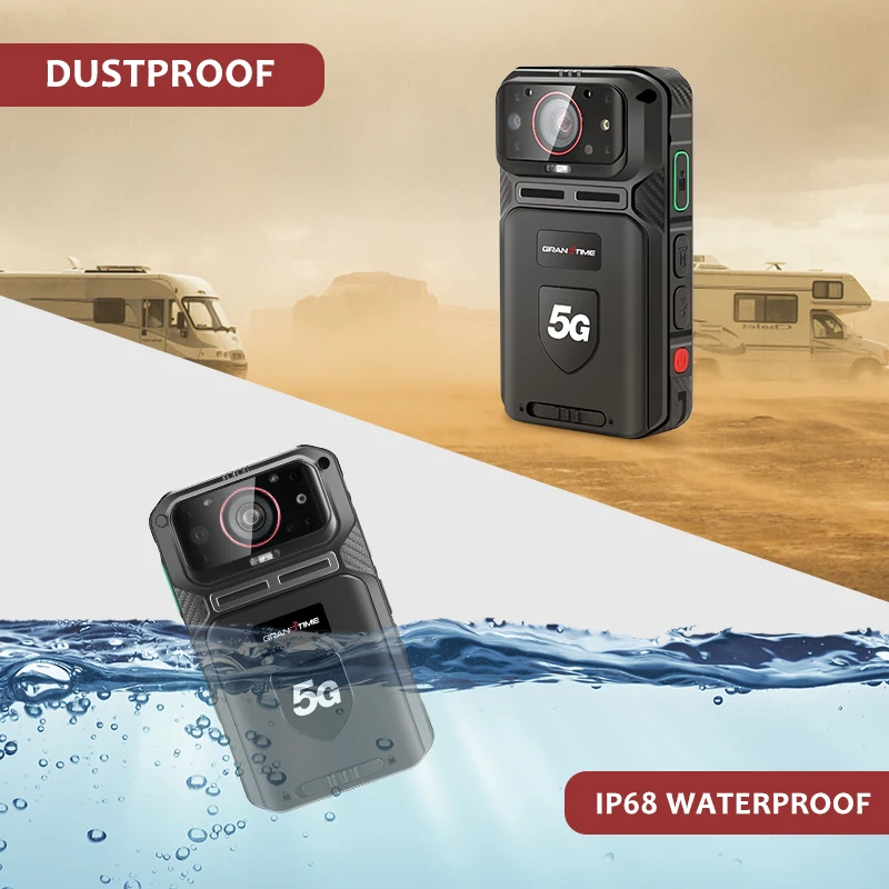 Newest 5G Smart Phone Body Worn Camera Audio Video Intercom HD Mini Security 400 Long Hours Body Camera with Touch Screen