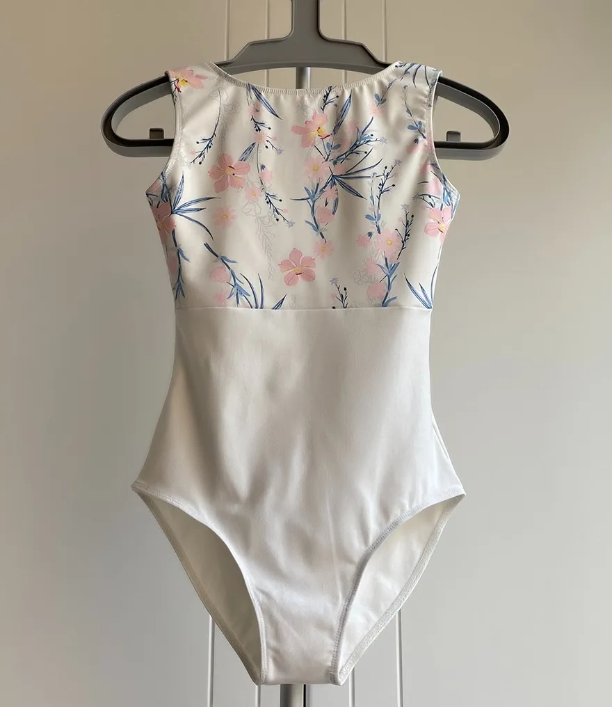 Rhinestone Flutter Sleeve Oem Adult Dancewear Rhythmic Custom Design Kids Dance Competition Leotards and Gymnastic Wear