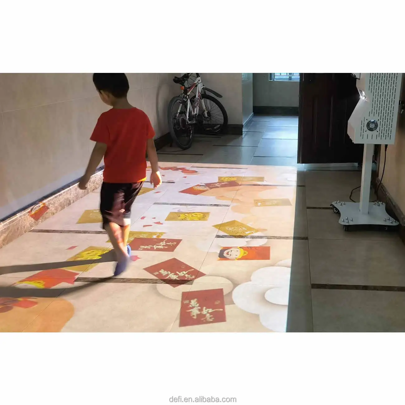 Original Factory  interactive projection system interactive floor projection games ar Kinect game immersive experience