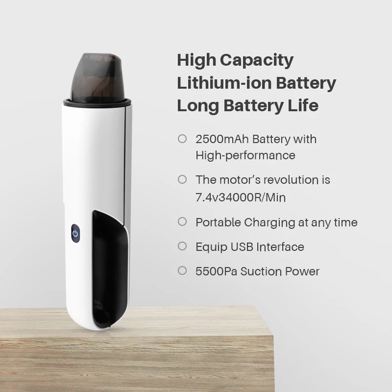 Amazon Hot Selling Handheld Wireless Vacuum Cleaner For Car With Powerful Auto Aspirateur Cyclonic