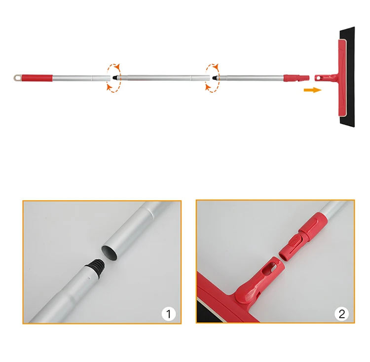 Boomjoy household cleaning floor squeegee eva rubber floor sweeper