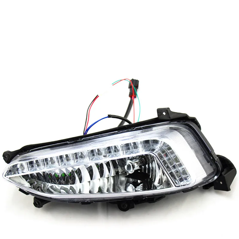 12V daytime running lamp For Hyundai IX45 Santa Fe one hole  2013 - 2015  car accessories led light bar light