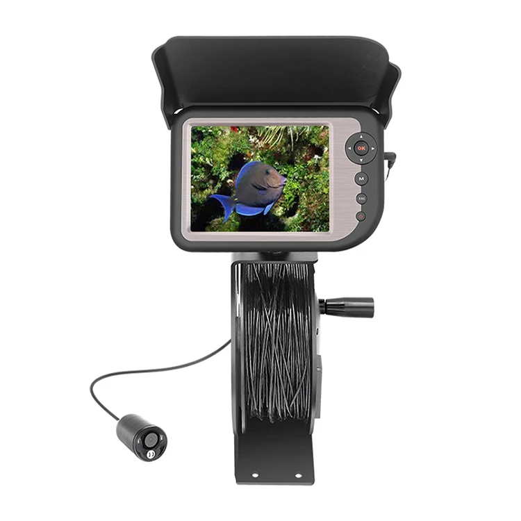 
Professional HD 5 inches 100m boat fishing underwater fishing camera 