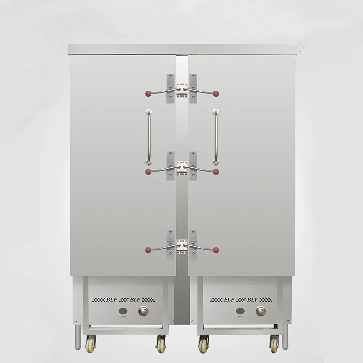 Commercial Kitchen Stainless steel electric gas rice fish dim sum steam cabinet steaming steamer cabinet