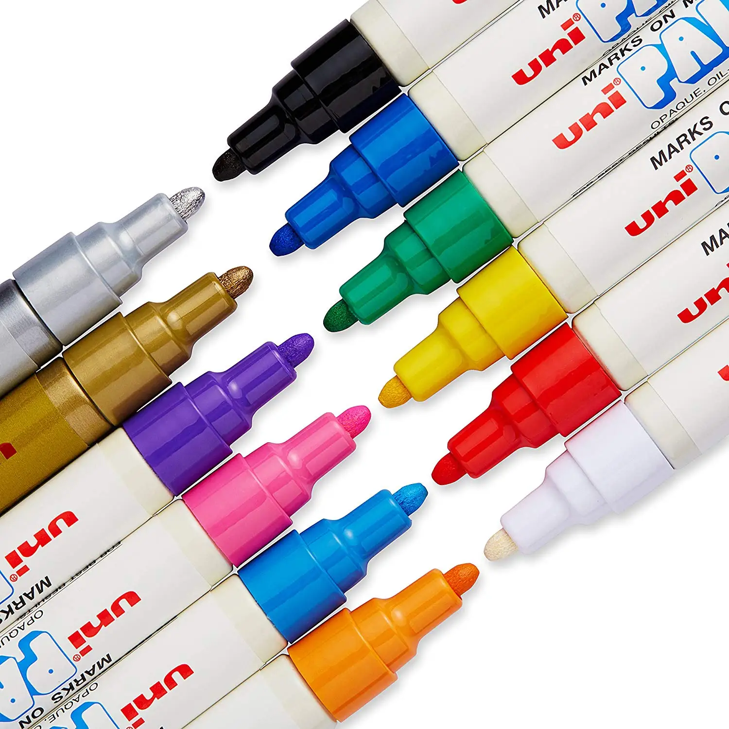 
(PX-20) Uni-Paint Oil Based Paint Marker, Uni Posca Paint Marker Pen Bullet Tip Medium Point PX-20 Line Width 2.2-2.8mm 