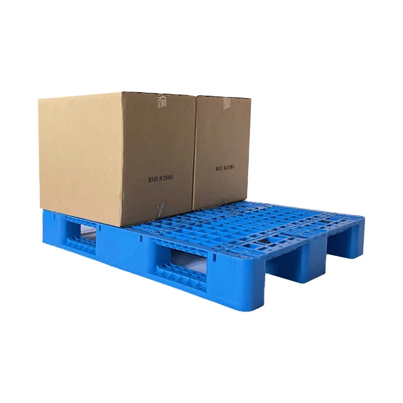 4-Way 1200*800*150 mm  HDPE / PP 3-Runners plastic storage euro pallet single faced plastic pallet