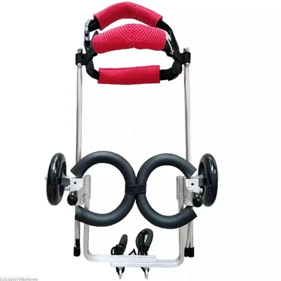 Adjustable Dog Cart 2 Wheels Chair Pet Mobility Dog Wheelchair for Handicapped Pet Dog wheelchair