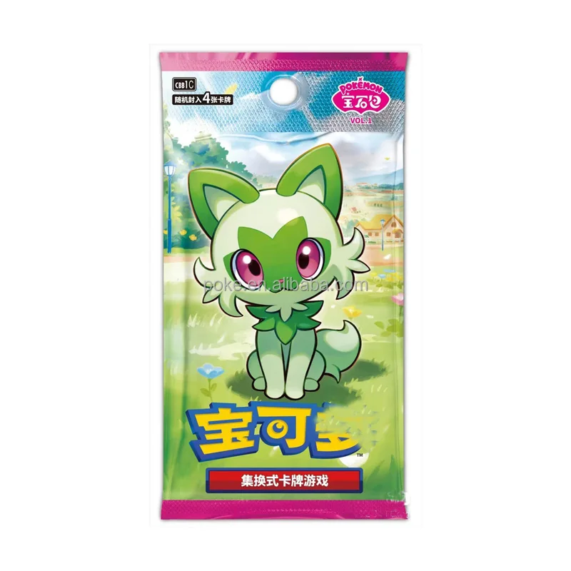 Chinese Poke-mon tcg card PTCG Pokemoned 151 Cards 2025 New Year gift box Gem pack live broadcast room amine board game kid gift