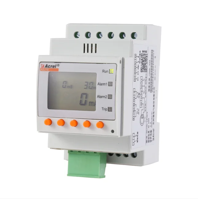 ASJ Earth Leakage Fault Protection Relay LCD Residual Current Relay For Electrical Circuit Protection Safety