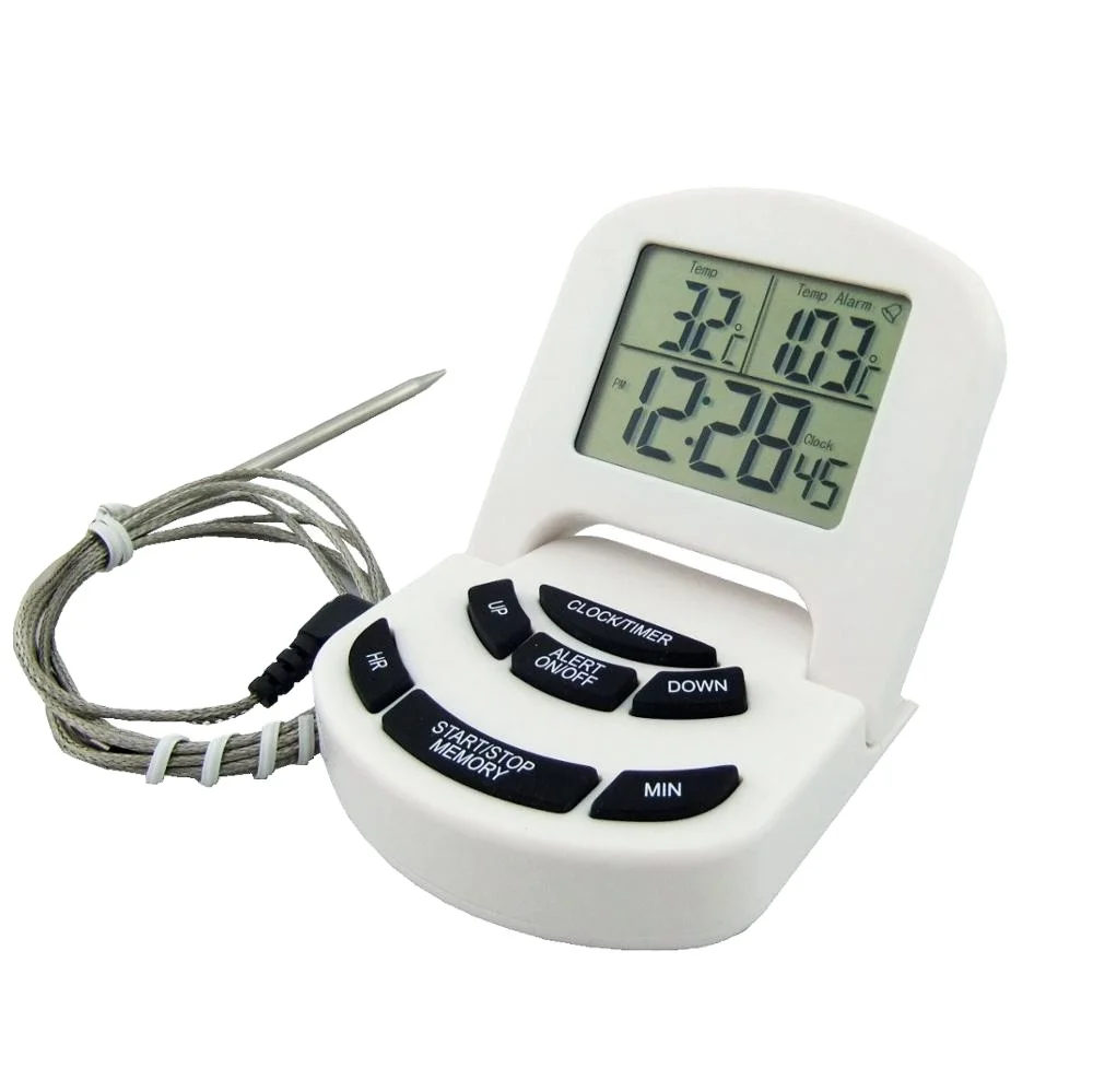 Multifunction Digital Cooking Thermometer/Timer for oven thermometer /bbq/Grill/pizza oven