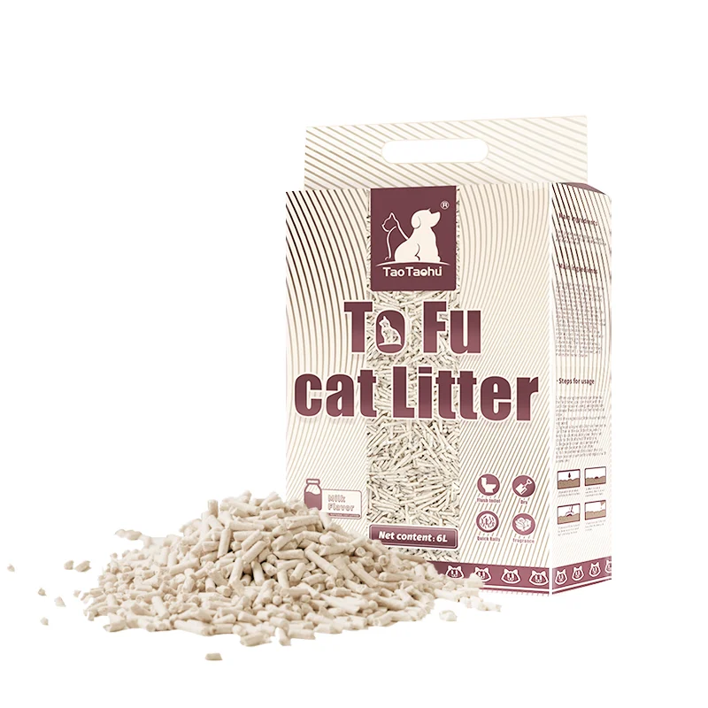 china Manufacturer Original Clumping Unscented Deodorant Pea Fiber Tofu Cat Litter For Multiple Cats