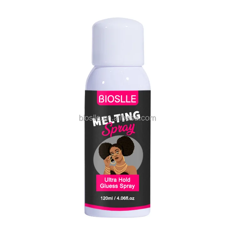 BIOSLLE Wholesales Ultra Hold Melting Spray Glueless Hair Glue Spray Ultra Hold Lace Melting Spray for wigs