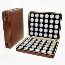 60 small round white storage gemstones show brown loose diamond ring box gemstone box display plastic gemstone box