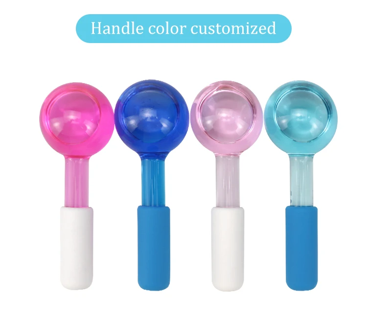 facial beauty personal care Glass Cryo Ice Globes for face