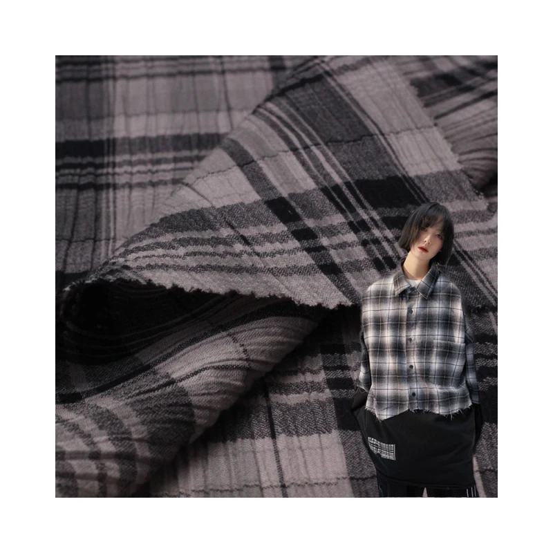 100% JC 40S Cotton Yarn-Dyed Plain Fabric For Shirts Fabric