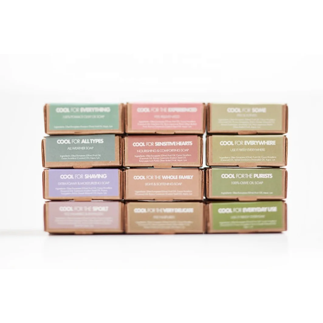 Перерабатываемый пользовательский персональный уход Мыло Уход за кожей косметическая коробка упаковка