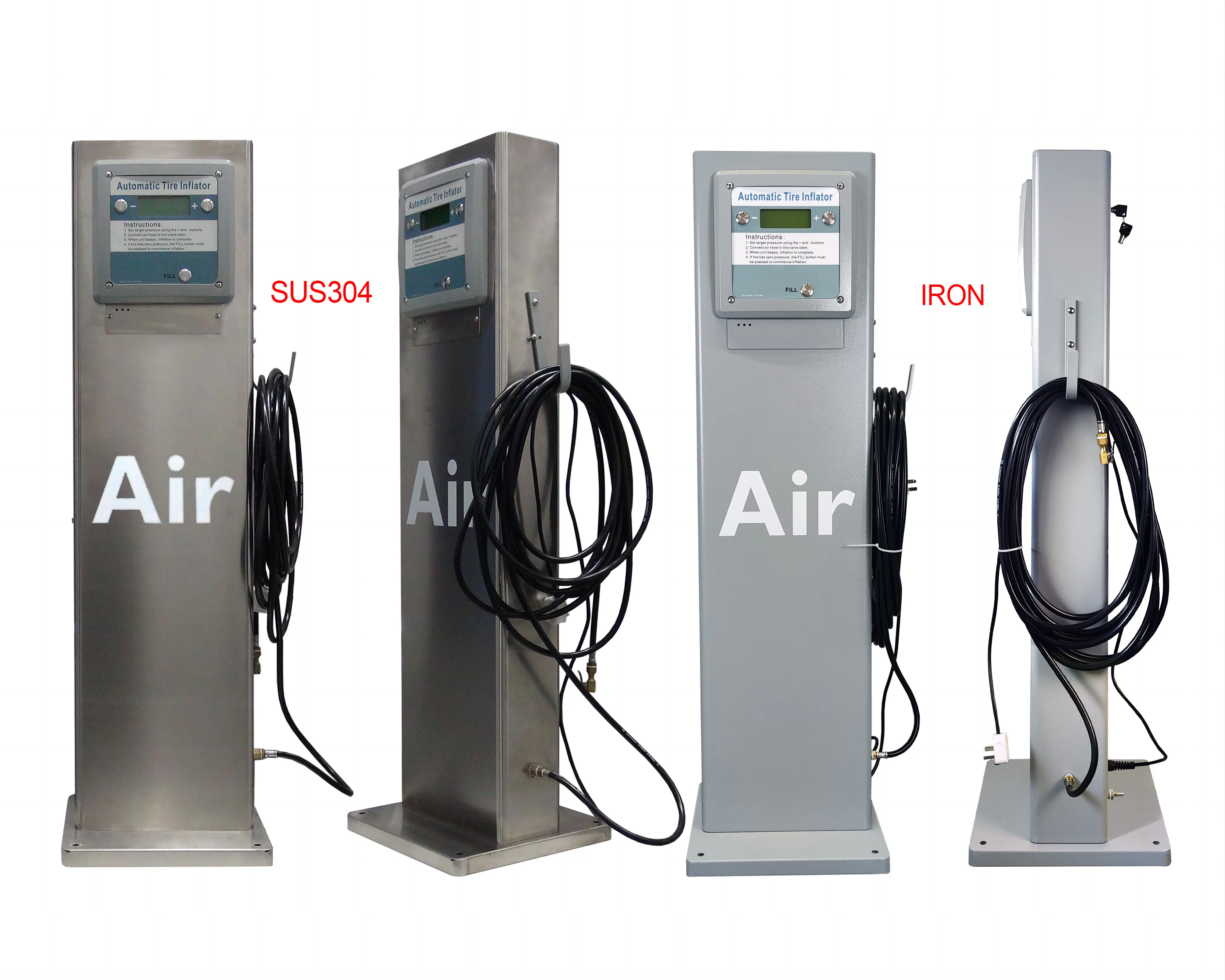 G5 standing waterproof Digital Tire Inflators Cars Tires Air vending Machine air Pumps Gauges tyre inflator