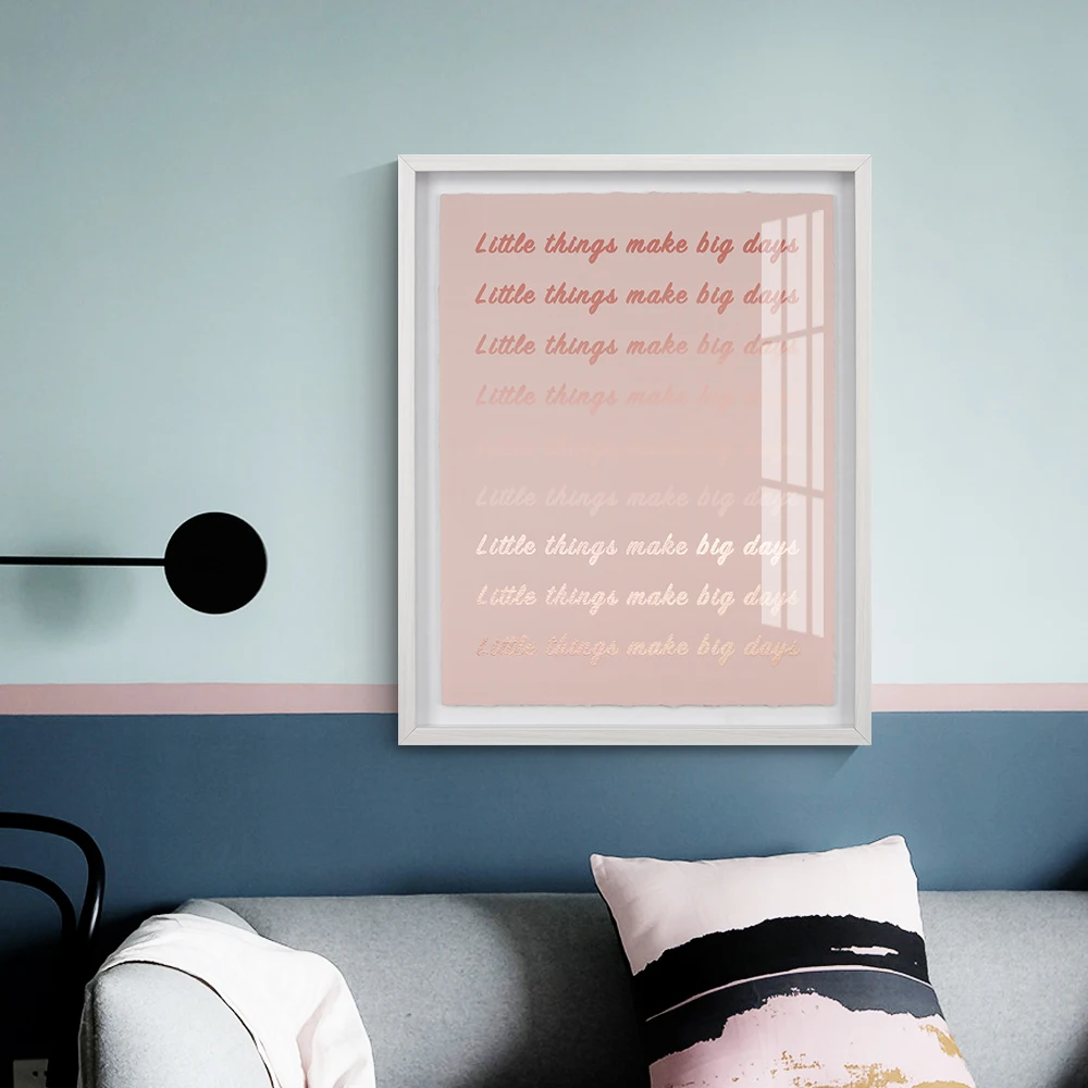 Living room letters design modern art paintings wall frame decor