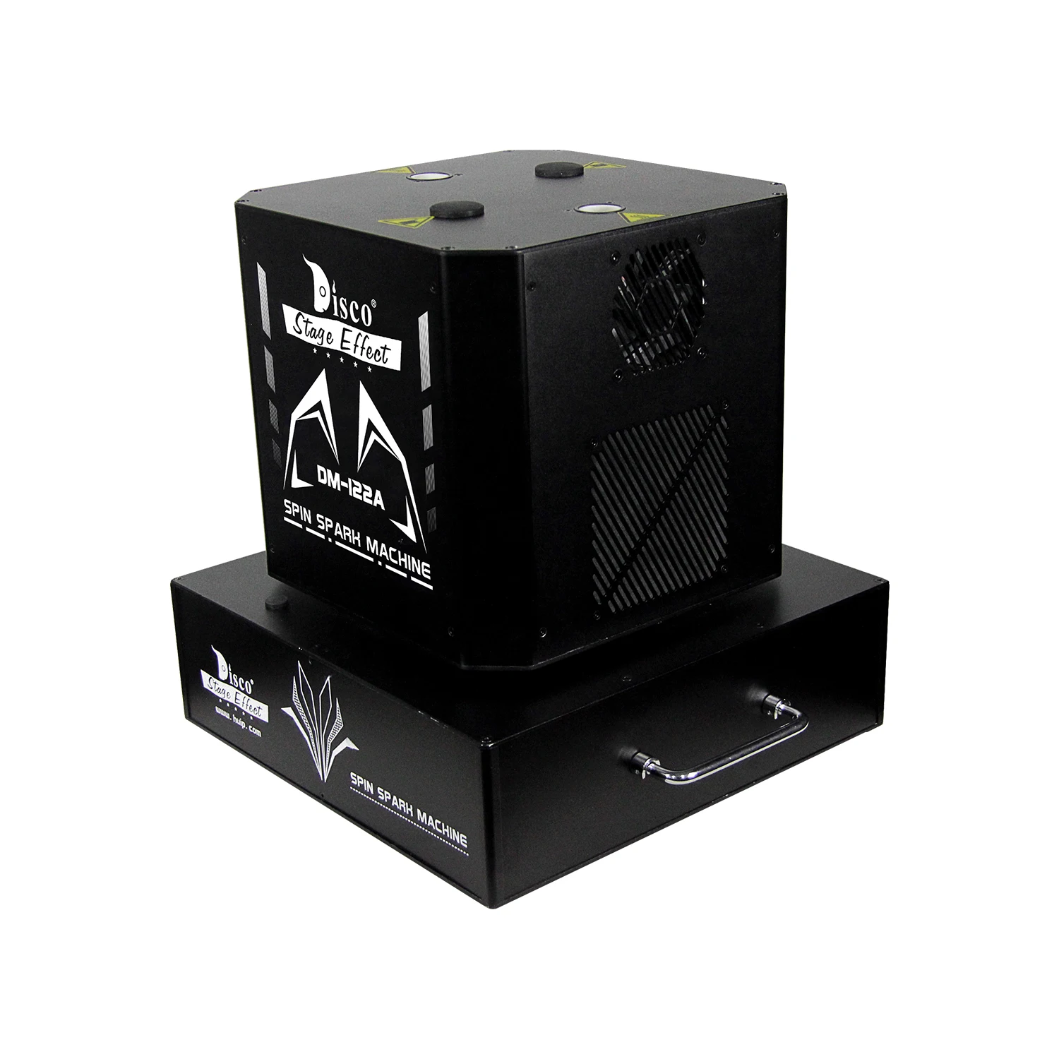 Factory Price 1300W Double Head Spinning Cold Flame Fireworks Spark Machine Sparkula With DMX For Wedding Party Show Events