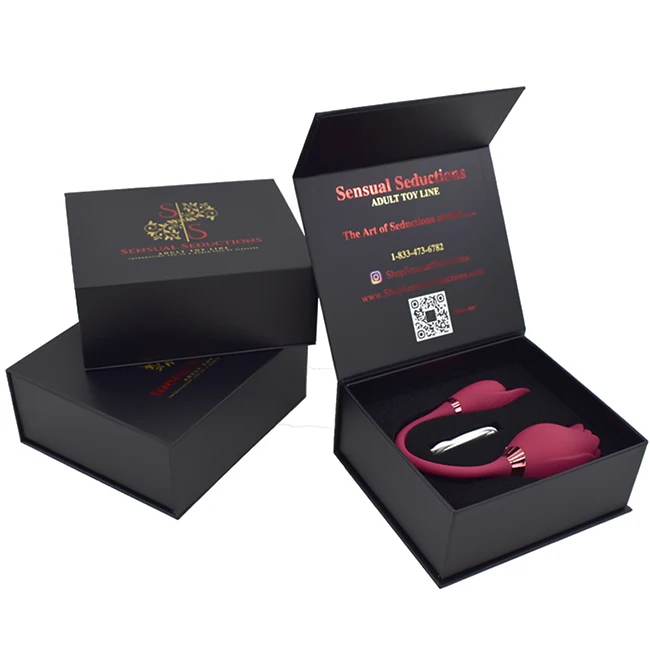 High-Quality Luxury Magnetic Box Custom for Vibrator Wand Massage Female Sex Toys and Gift Box Packaging