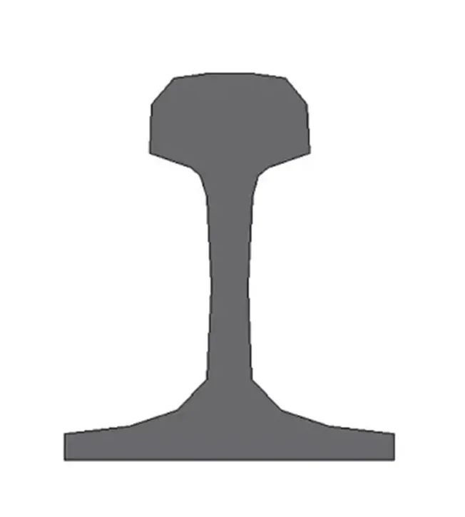 Стандарт GB 50 кг железнодорожного пути кран рельсовый Железнодорожный путевой тяжелый стальной рельс