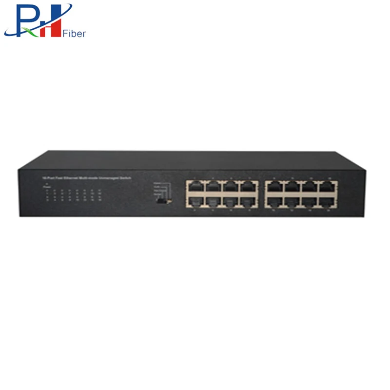 Factory Direct Sale 16 Port 100Mbps Multi-mode Network Switch Ethernet