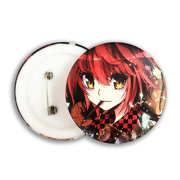 Fashional colorful design custom metal button badge